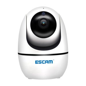 ESCAM PVR008 HD Safety H.265 1080P Pan/Tilt WiFi IR IP Camera Support ONVIF Two Way Talk Night Vision – UK Plug