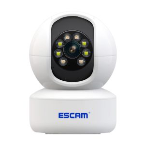 ESCAM QF005 3.0MP WiFi Two-way Voice Humanoid Detection IP Camera IR LED Night Vision Security Camera – US Plug