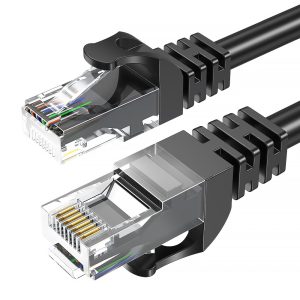 ESSAGER 3m High Speed Ethernet Cat 6 Lan Cable RJ 45 Internet Network Patch Cord for PC Router – Round Wire