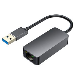 USB-A To 2500Mbps RJ45 Network Card Ethernet Adapter (Grey)