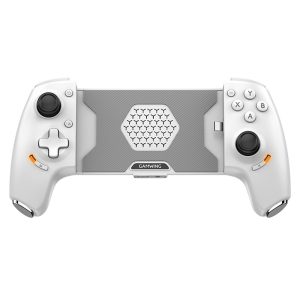 GAMWING Aobing Max Bluetooth-Compatible / Type C Wired Dual Mode Expandable Grip Mobile Game Controller – White
