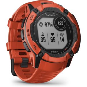 Garmin Instinct 2X Solar Smart Watch 50mm, GPS, 10ATM, Flame Red EU