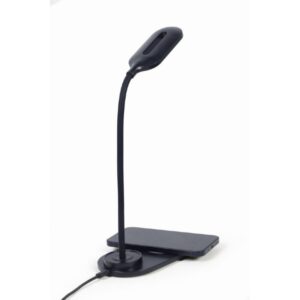 Gembird Desk Lamp with Wireless Charger-Black