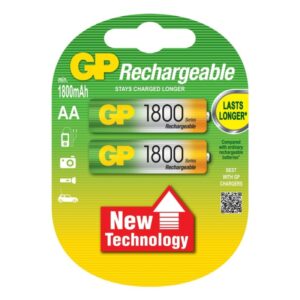 GP Rechargeable Battery AA 1800Series