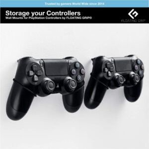 Floating Grip 2x PS Controller Wall Mounts