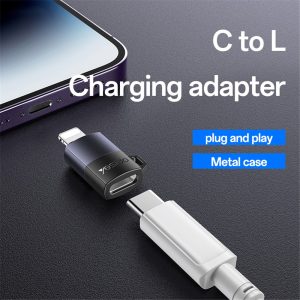 YESIDO GS27 USB-C Female to 8Pin Male Converter PD 27W Fast Charging Data Transfer Adapter