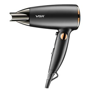 VGR V-439 Folding Handle Hair Dryer 1200W-1600W Portable Hairdryer Powerful Hot Cool Wind Blow Dryer for Hair Care (EU Plug)