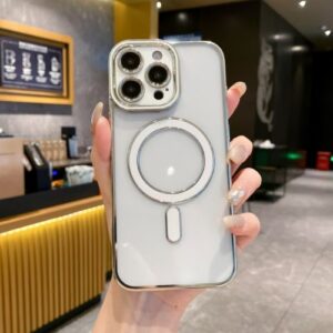 iPhone 16 Pro Max Imitation Original Magsafe TPU Phone Case(White)