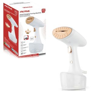 AKANE A.1285 Steam Iron Handheld Portable Garment Steamer Ceramic Coating 1600W Electric Iron EU Plug – White