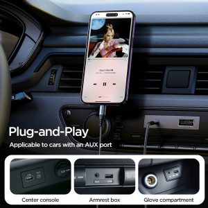 JOYROOM SY-A06 AUX Audio Cable 1.2m Lightning to 3.5mm Stereo Audio Cord for iPhone / iPad