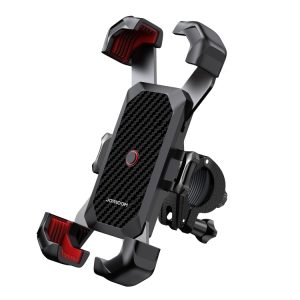 JOYROOM JR-ZS288 Bike Phone Mount Quick Release Bicycle Handlebar Phone Holder Bike Phone Bracket for 4.7-7 inch Cell Phones – Black