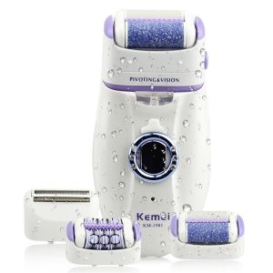 KEMEI KM-1981 Female Epilator Armpit Hair Removal Setting Women Shaver Trimmer