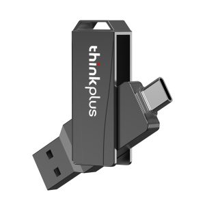 LENOVO THINKPLUS MU252 64GB USB+Type C 2-in-1 Memory Stick for iPhone 15 Series Fast Data Readin USB C 3.1 Thumb Flash Drive