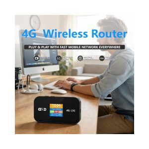 MF967P-E 4G LTE Mobile WiFi 6 Router with Color Screen 300Mbps Portable Hotspot, Eurasian Version