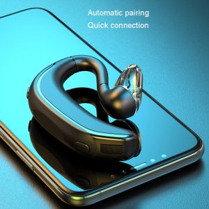 M-800 Left and Right Rotation Business Stereo Bluetooth Earphone(Blue)
