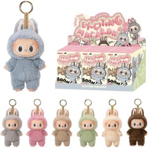 Box by 6 Labubu Replicas High Quality-Exciting Macarons Vinyl Face Blind Box