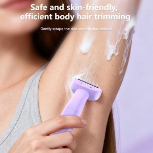 YESIDO MG26 3 in 1 IPX6 Waterproof Multi-Functional Body Hair Trimmer Wet Dry Use for Shaving / Trimming / Grooming – Purple