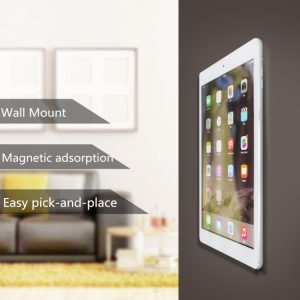 Wall-mounted iPad Magnetic Adsorption Universal Sticker Mobile Phone Wall Bracket(Black A)