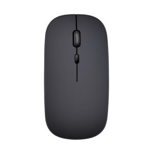 M80 2.4G Wireless Mouse Rechargeable 800/1200/1600 DPI Computer Mouse Ultra-Thin Silent Mice for Home Office Notebook – Matte Black