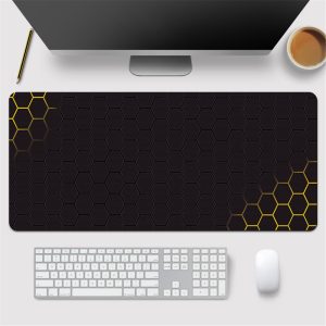400x800x2mm Gaming Mouse Pad Honeycomb Pattern E-sport Desktop Mat – Style 20