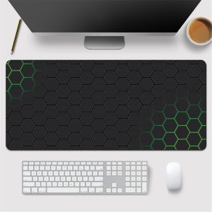 400x800x2mm Gaming Mouse Pad Honeycomb Pattern E-sport Desktop Mat – Style 10