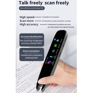 International Version Multi-language Scanning Offline Intelligent Simultaneous Translation Pen(Blue)