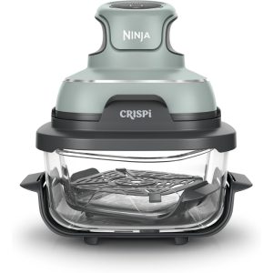 Ninja Crispi Air Fryer 1.4L + 3.8L, 4-in-1, Green EU FN101EUSG