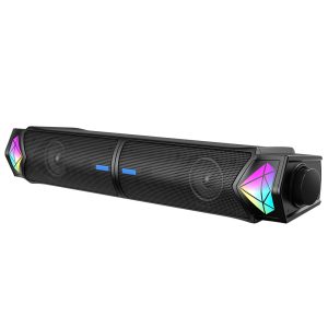 ONIKUMA L1 Wired Desktop Speaker RGB Light Stereo Music Subwoofer Support Bluetooth-compatible Connection