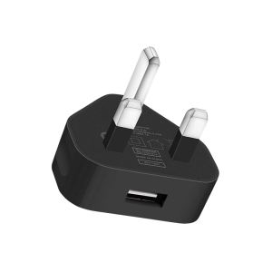 British Standard 5V1A Charging Head USB Power Adapter Mobile Phone Charger Black