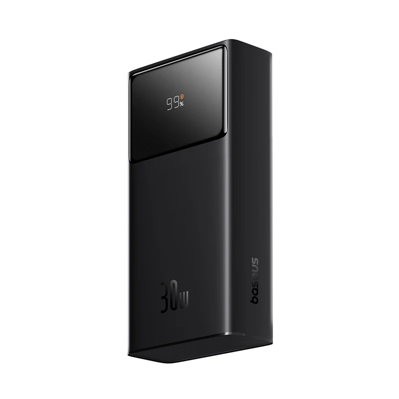 Baseus Power Bank Star-Lord with Digital Display, Fast Charge, C+A+A, 30W, 10000 mAh, Black (P10022907113-00) - Image 2