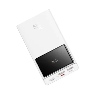 Baseus Power Bank Star-Lord with Digital Display, Fast Charge, C+A+A, 30W, 10000 mAh, White (P10022907113-01)