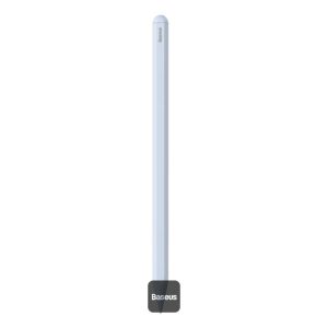 Baseus Tablet Tool Active Stylus Pen Smooth Wtiting 2 Wireless Charging with LED Indicator + Active Replaceable Tip for iPad, Blue (SXBC060103)