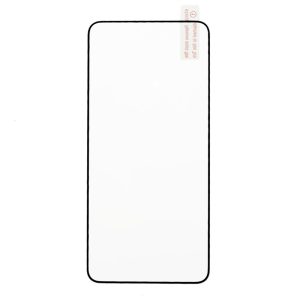 Tempered Glass Film For Xiaomi Poco C85x 5G / Redmi A7 Pro 4G (171.56mm) / Redmi A7 Pro 5G Silk Printing Side Glue Full Coverage Screen Protector – Black