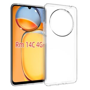 Redmi 14C 4G Waterproof Texture TPU Phone Case(Transparent)