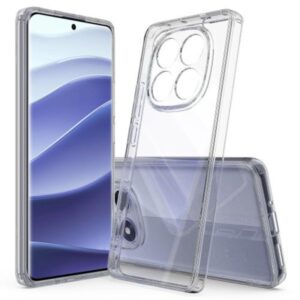 Redmi Note 14 Pro 5G / Poco X7 5G Scratchproof Acrylic TPU Phone Case(Transparent)