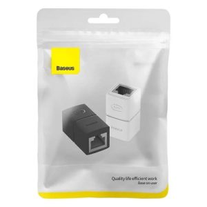 Baseus AirJoy Series Network Connector RJ-45 Ethernet Cable Connector 2pcs, Black (B00131100111-00)