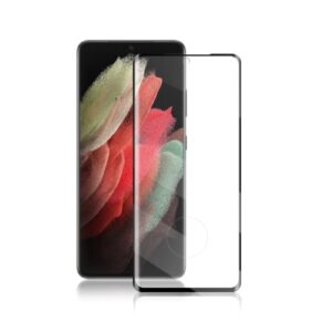 Samsung Galaxy S22 Ultra 5G mocolo 9H 3D Full Screen Curved Surface Film(Black)