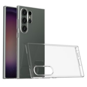 For Samsung Galaxy S24 Ultra Case Watermark-Free Phone Shell TPU Transparent Glossy Phone Cover