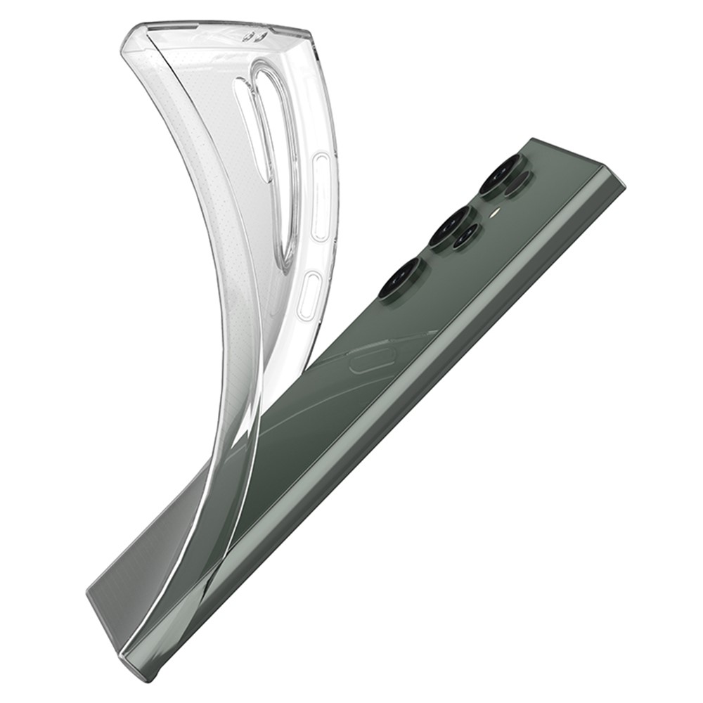 For Samsung Galaxy S24 Ultra Case Watermark-Free Phone Shell TPU Transparent Glossy Phone Cover - Image 2