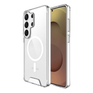 For Samsung Galaxy S26 Ultra Magnetic Case Anti Drop TPU + PC Phone Cover – Transparent