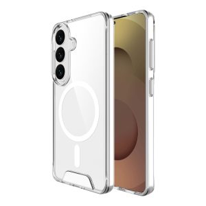 For Samsung Galaxy S26 Magnetic Case Anti Drop TPU + PC Phone Cover – Transparent