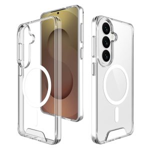 For Samsung Galaxy S26 Magnetic Case Anti Drop TPU + PC Phone Cover – Transparent