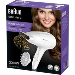 BRAUN HAIR DRYER HD385 2000W