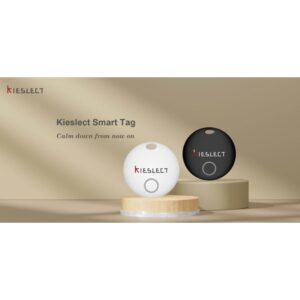 Kieslect Smart Tag Lite Pack (2 x Black and 1 x White) Black White