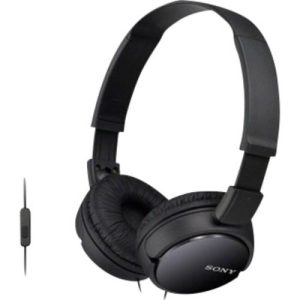 Sony MDR-ZX110 Wired On-Ear Foldable Headphones Black EU