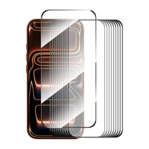 For iPhone 17 Pro  10pcs ENKAY Thickened Glue No White Edge High Aluminum-silicon Tempered Glass Film