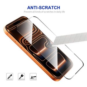 For iPhone 17 Pro  10pcs ENKAY Thickened Glue No White Edge High Aluminum-silicon Tempered Glass Film
