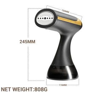Small Portable Handheld Household Steam Spray Clothes Wrinkle Removal Iron, Size: UK Plug(White)