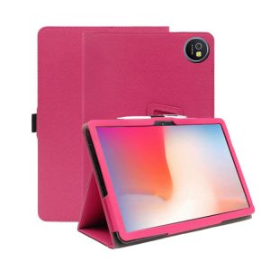 For Ulefone Tab A10 Pro 2-Folding Magnetic Shockproof Leather Tablet Case(Black)