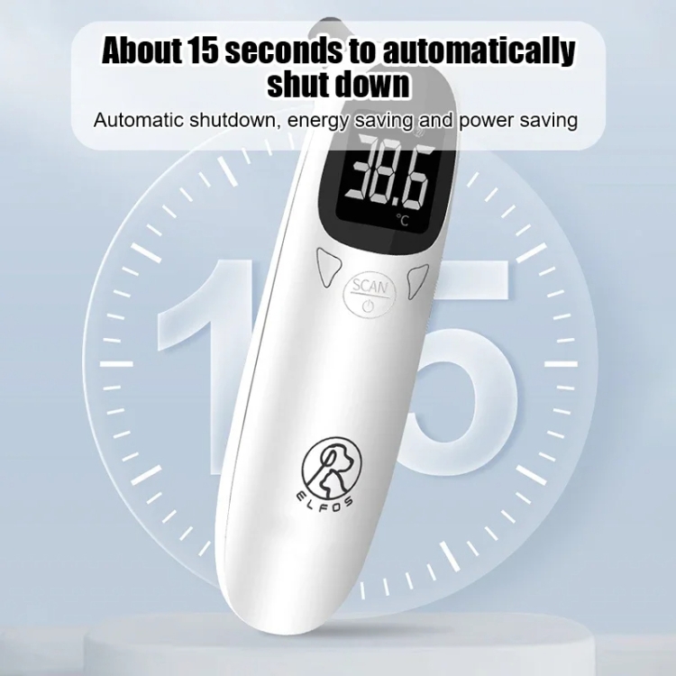 ELOFS EF-07 Pet Dog Cat Ear Digital Thermometer Accurate Infrared Measuring Animal Thermometer(White) - Image 5